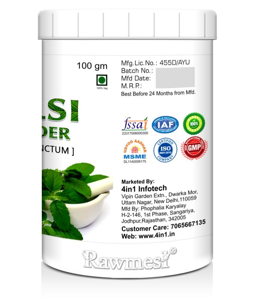     			rawmest Tulsi Powder 300 gm Vitamins Powder