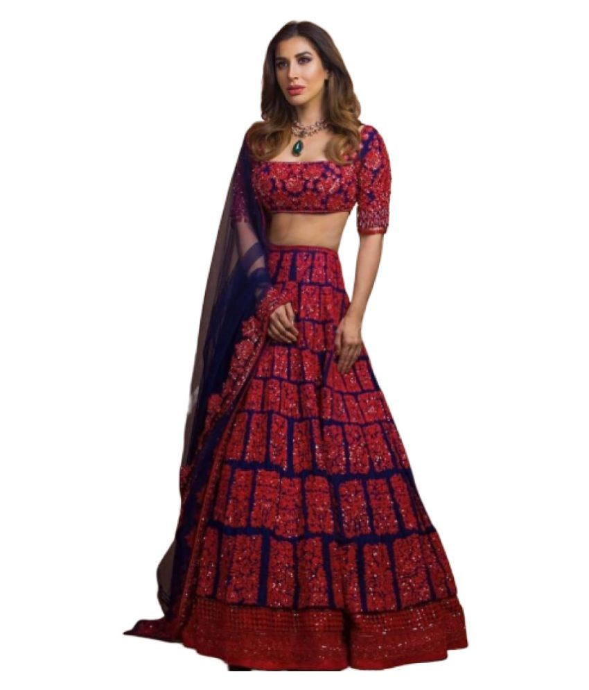 georgette ghagra choli