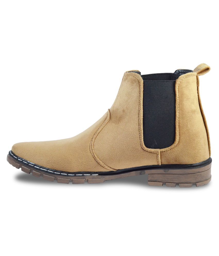 childrens tan chelsea boots