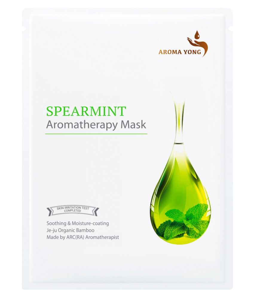 AROMA YONG KOREAN FACE MASK (SPEARMINT Aromatherapy Mask Face Mask