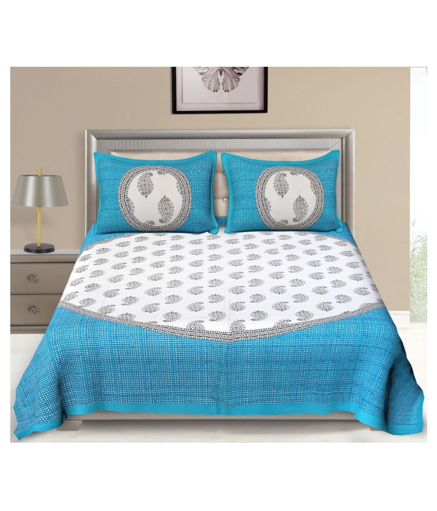 Bombay Spreads Cotton Double Bedsheet with 2 Pillow Covers Buy Bombay
