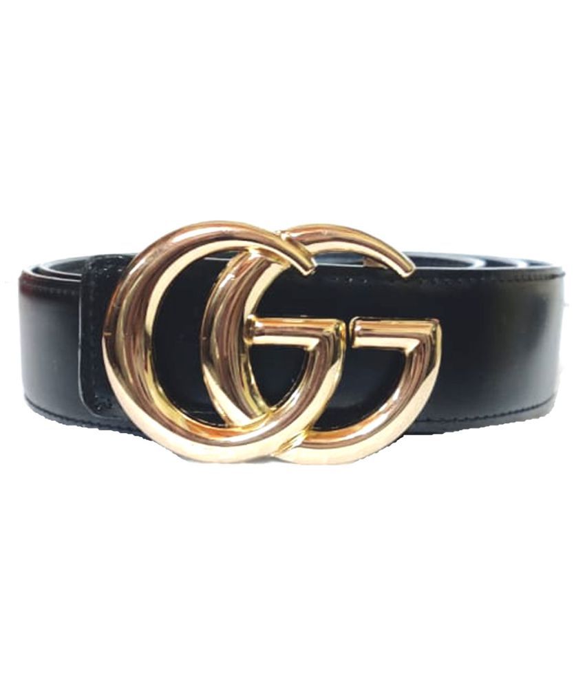 gucci belt Black Faux Leather Party Belt: Buy Online at Low Price in India - Snapdeal