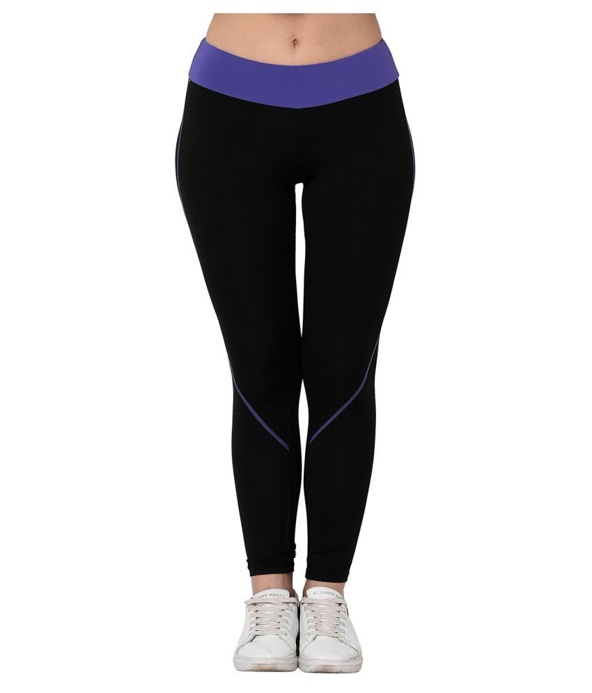     			Elina Purple Polyester Trackpants