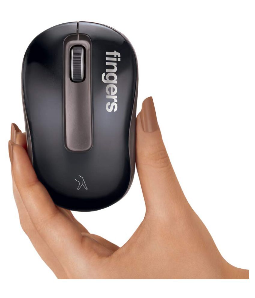 Fingers GlassPro M2 Black Wireless Mouse