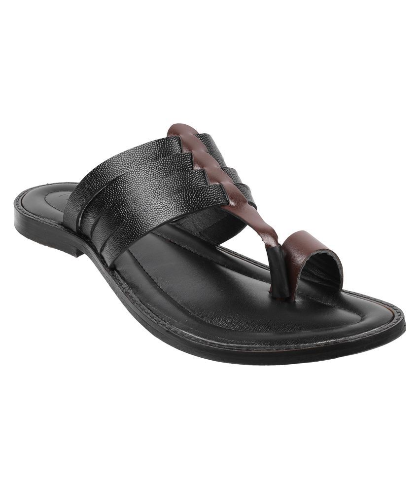 Metro Blue Leather Sandals - Buy Metro Blue Leather Sandals Online at ...