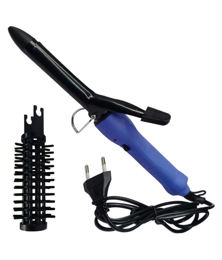 Q 2in1 Ceramic Curl Curling Hair Curler Hot Hair Brush Curling Iron
