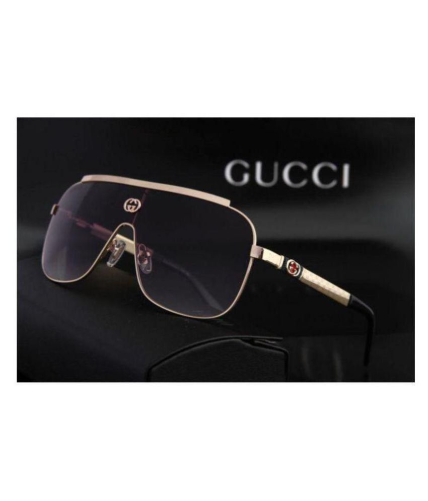 arrestordre Formen Memo GUCCI EYEWEAR - Black Pilot Sunglasses ( GU-BG-01 ) - Buy GUCCI EYEWEAR -  Black Pilot Sunglasses ( GU-BG-01 ) Online at Low Price - Snapdeal