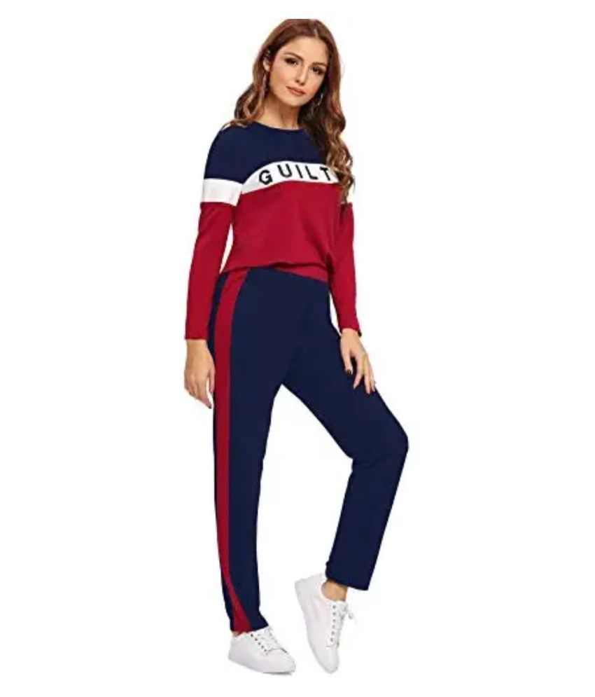 cotton solid tracksuit
