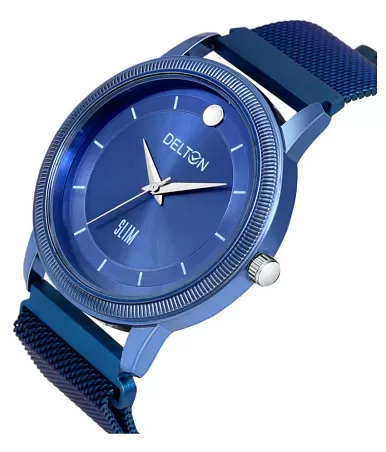 Delton Quartz Black Watch | Stylish & Durable Timepiece – Perfect2Buy