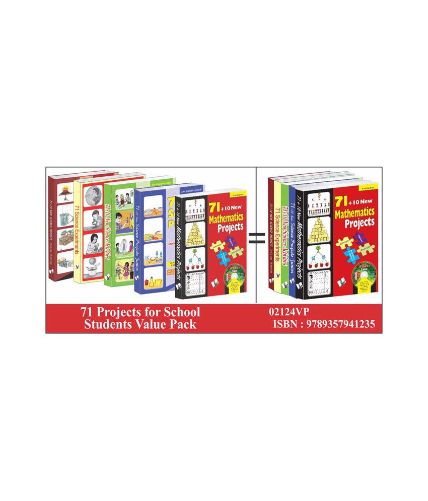     			71 Projects for School Students Value Pack: A Set of Books on Science Projects That Helps Verify Scientific Knowledge Given In the Class