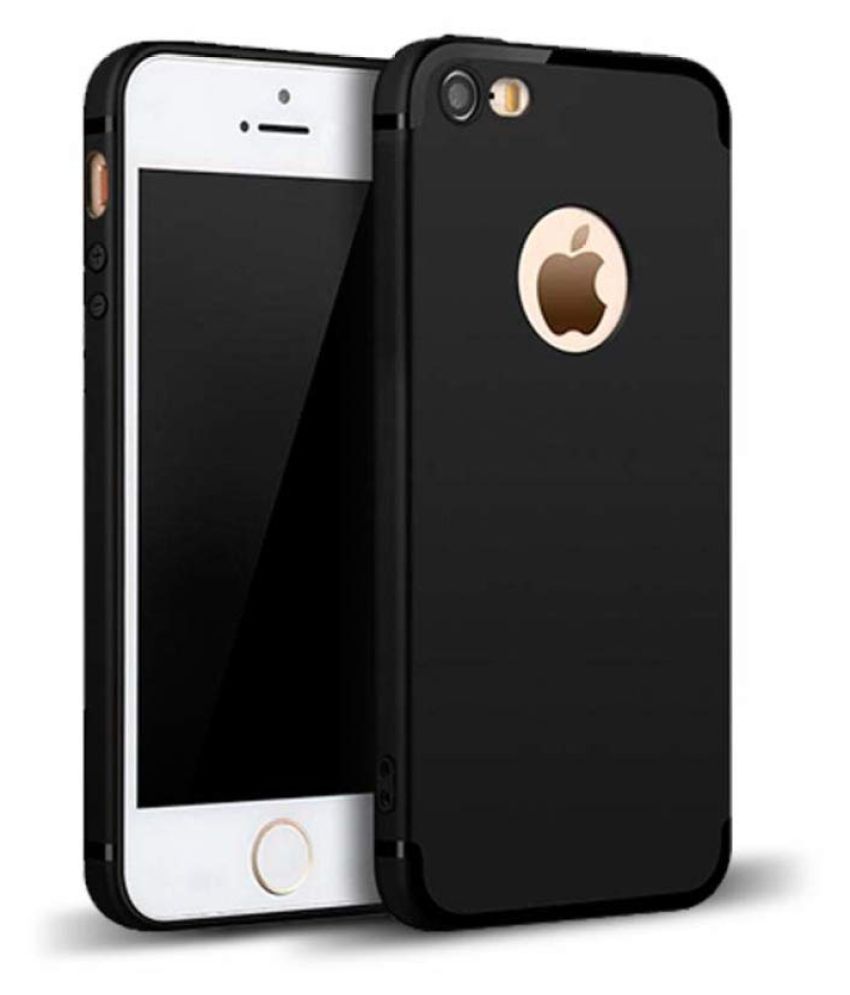 Apple iPhone 5S Plain Cases ClickAway Black Candy Back Cover