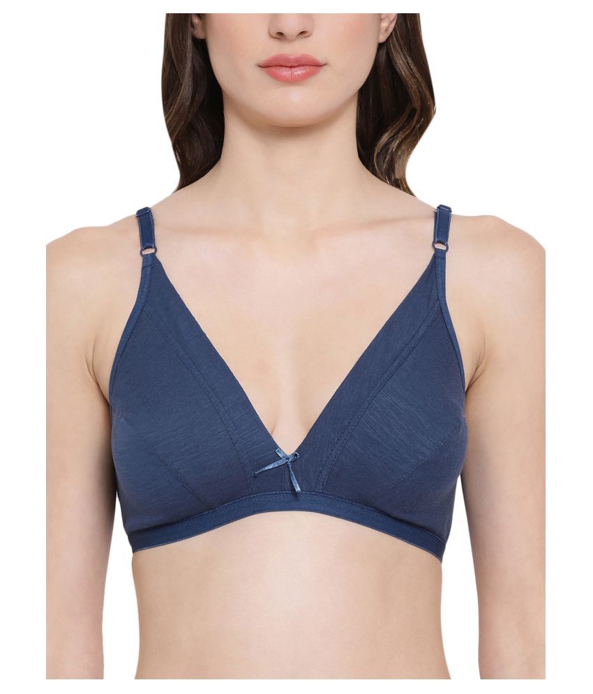     			Clovia Cotton Everyday Bra - Blue