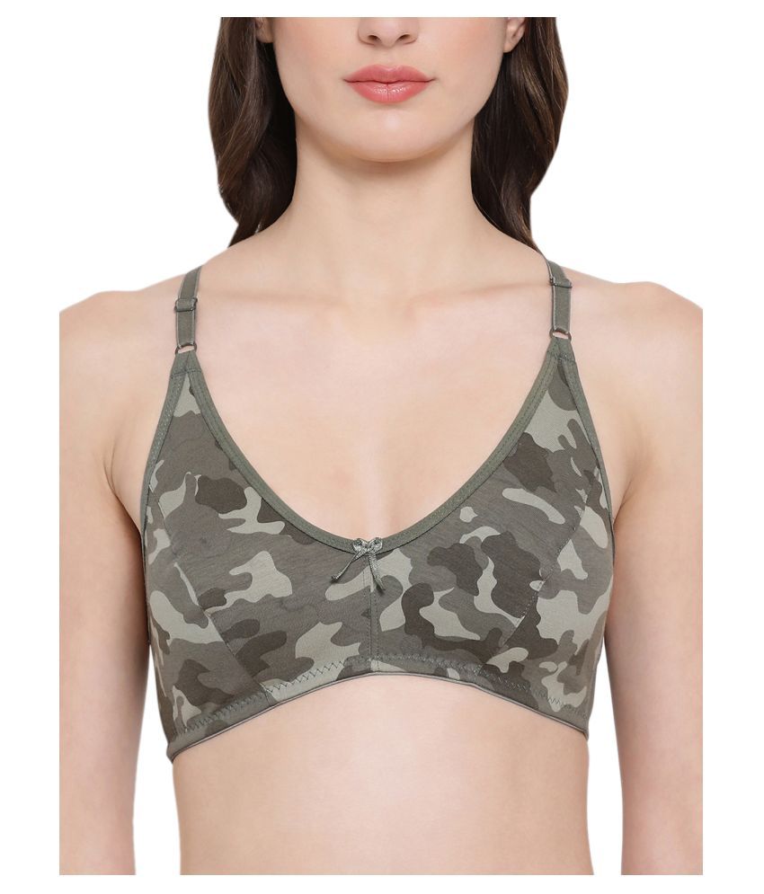     			Clovia Cotton Everyday Bra - Green