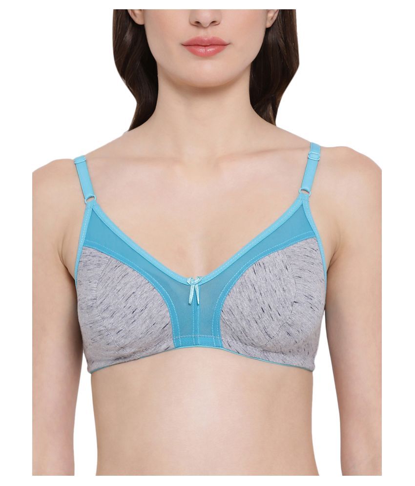     			Clovia Cotton Everyday Bra - Grey