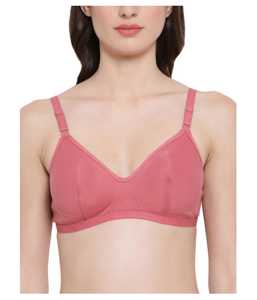     			Clovia Cotton Everyday Bra - Pink