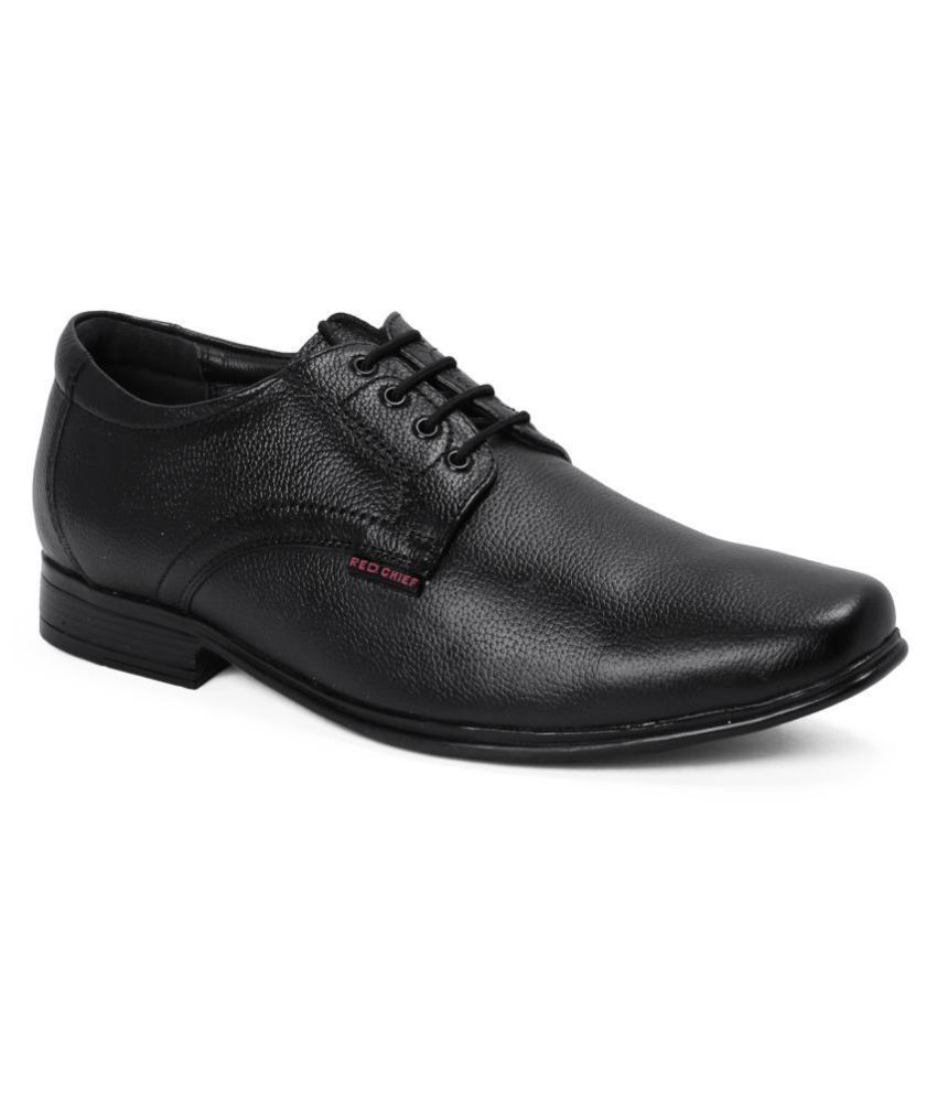 red chief shoes black leather