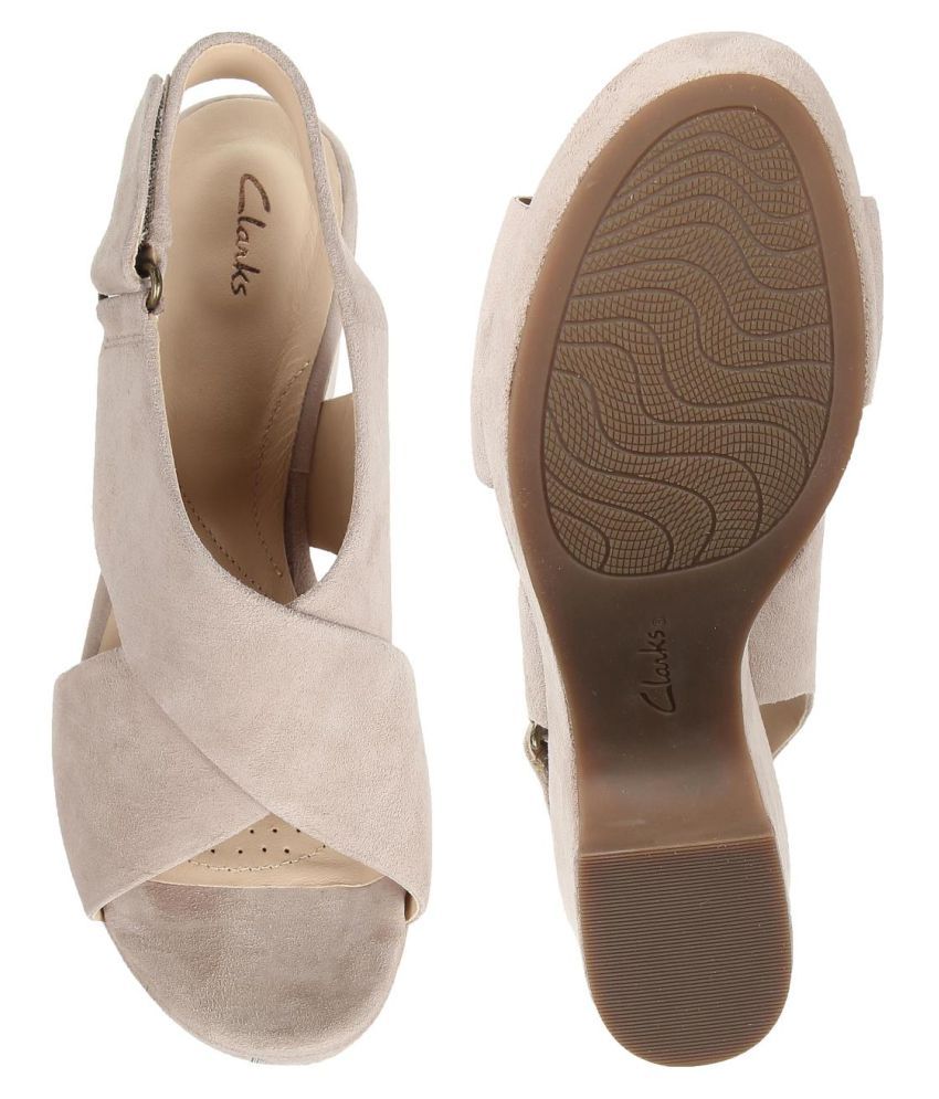 clarks block heels