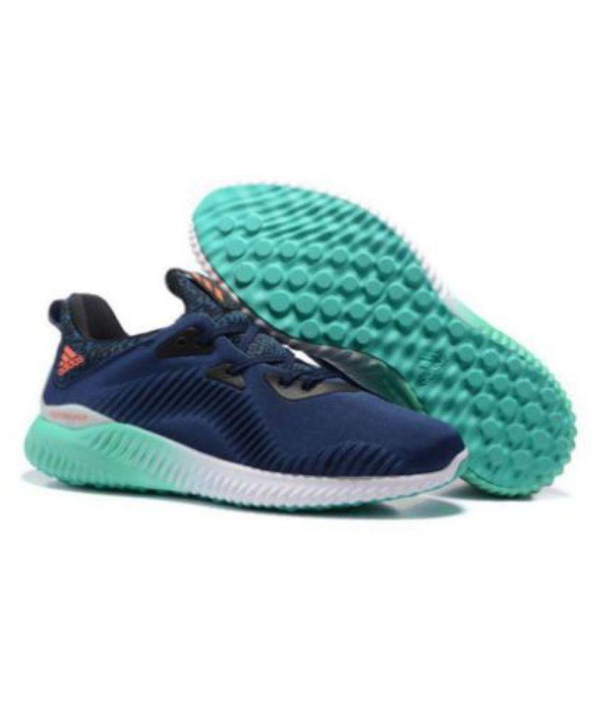 adidas alphabounce blue running shoes
