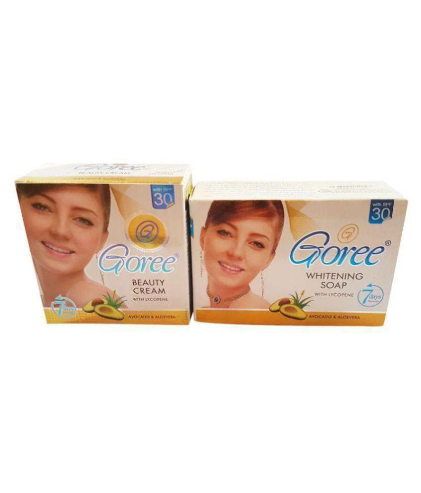     			GOREE BEAUTY CREAM WITH GOREE WHITENING SOAP Night Cream 150 gm Pack of 2