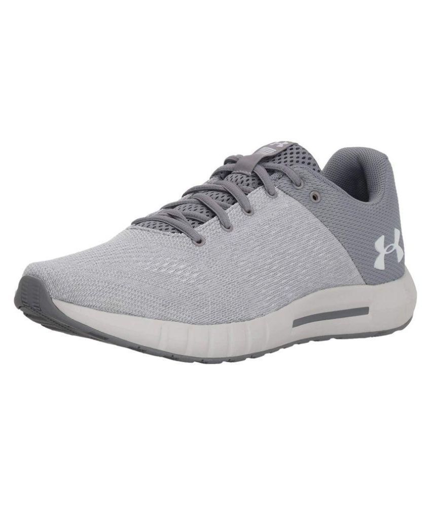 Under Armour UA Micro G Pursuit Running Shoes Gray: Buy Online at Best ...
