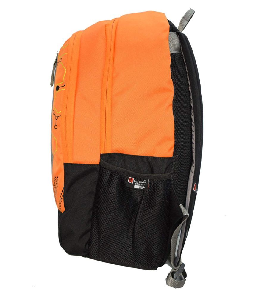 Paul London Orange & Black Backpack Buy Paul London Orange & Black