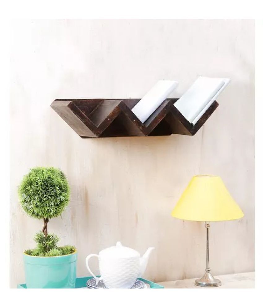 Onlineshoppee Wooden W Shaped Book Shelf Buy