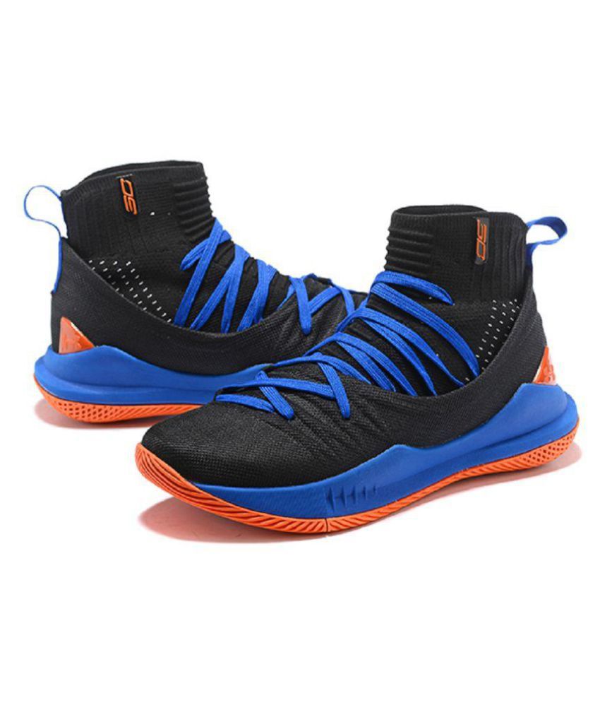 Under Armour UA Curry 5 Black Basketball Shoes - Buy Under Armour UA ...