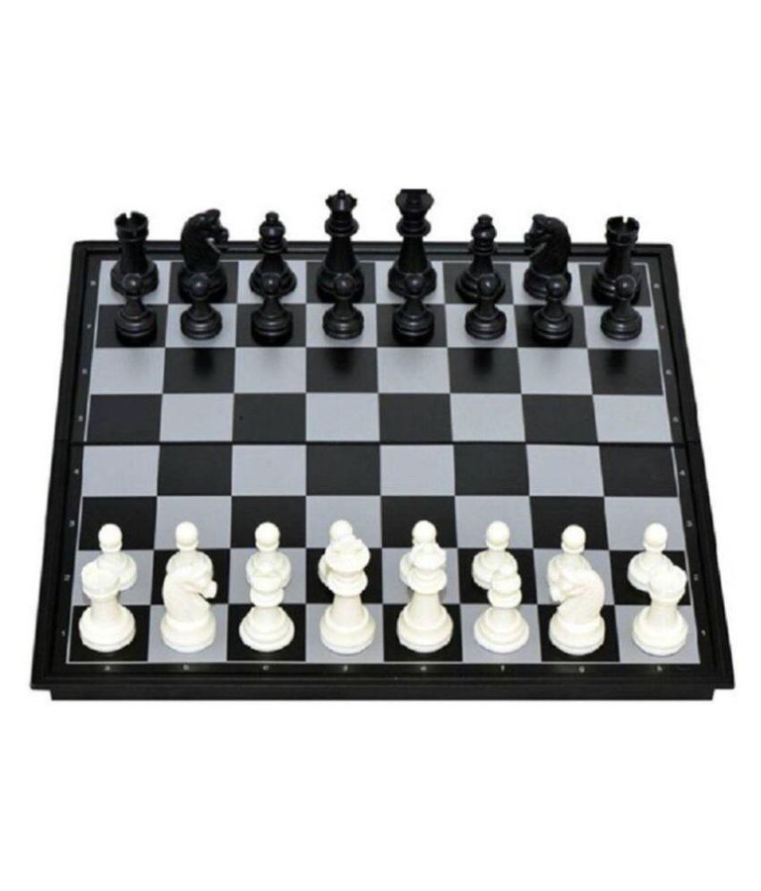 Big Chess Board Game Set 25cm Portable Folding Magnetic Travel with ...