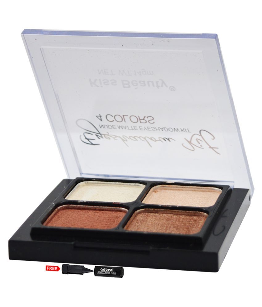     			Kiss Beauty 4-Color Matte Eyeshadow-8156-03 With Kajal