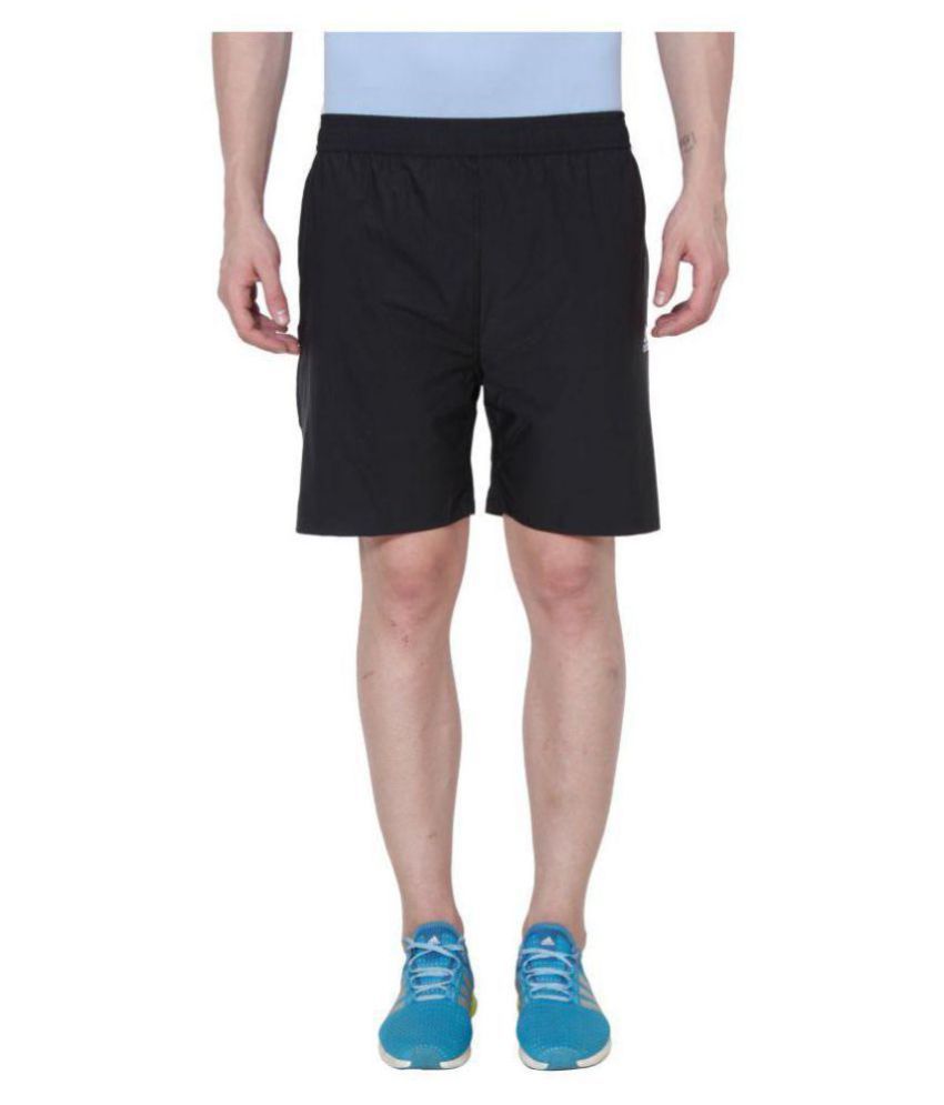 Adidas Black Black Shorts - Buy Adidas Black Black Shorts Online at Low ...
