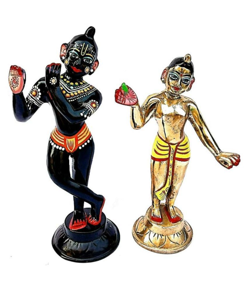 krishnagallery Radha Krishan Brass Idol: Buy krishnagallery Radha