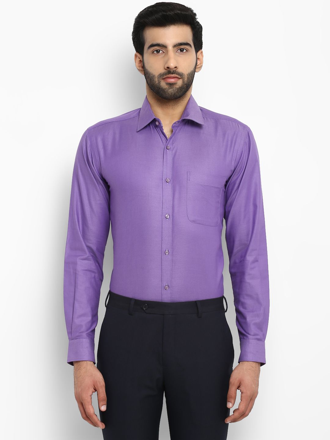 purple colour formal shirts