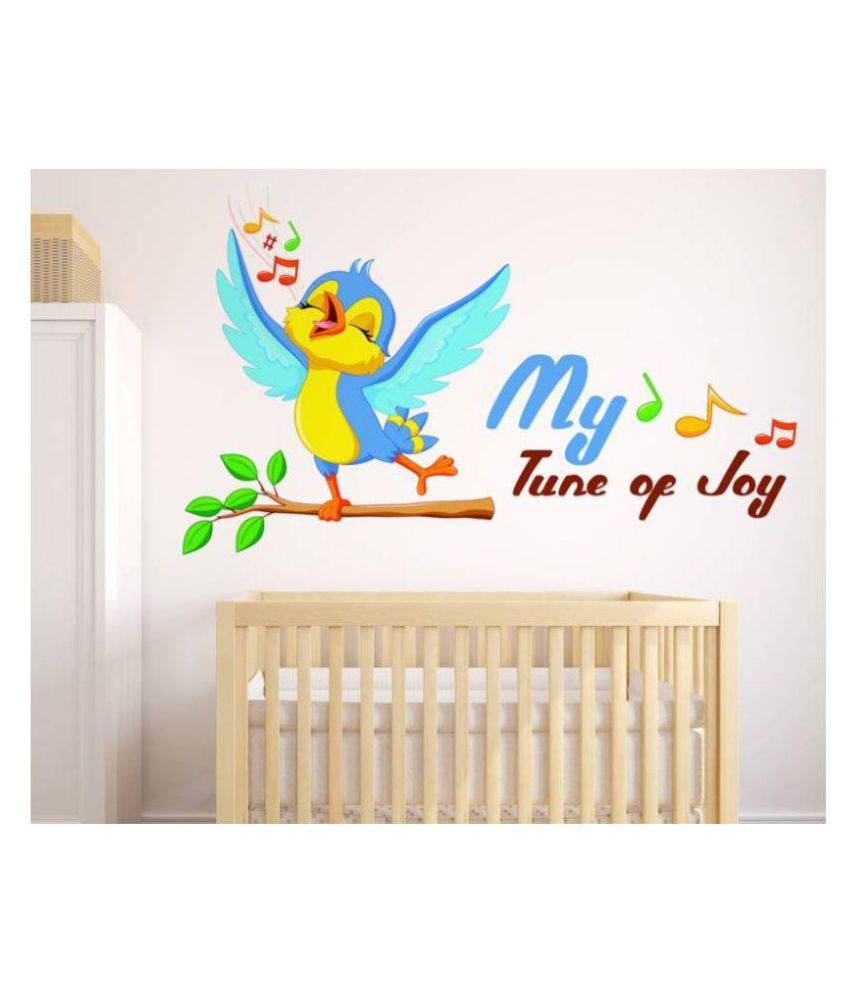     			Wallzone My Tune Of Joy Nature Sticker ( 60 x 100 cms )