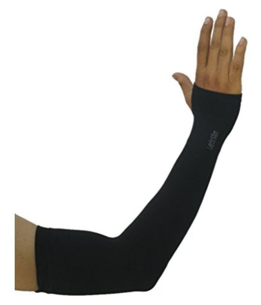 NJ STAR Arm Sleeves For Men & Women Uv Protection Arm & Palms Hand