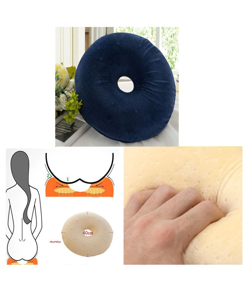 Memory Foam Ring Seat Cushion Coccyx Pain Relief Pile Comfort