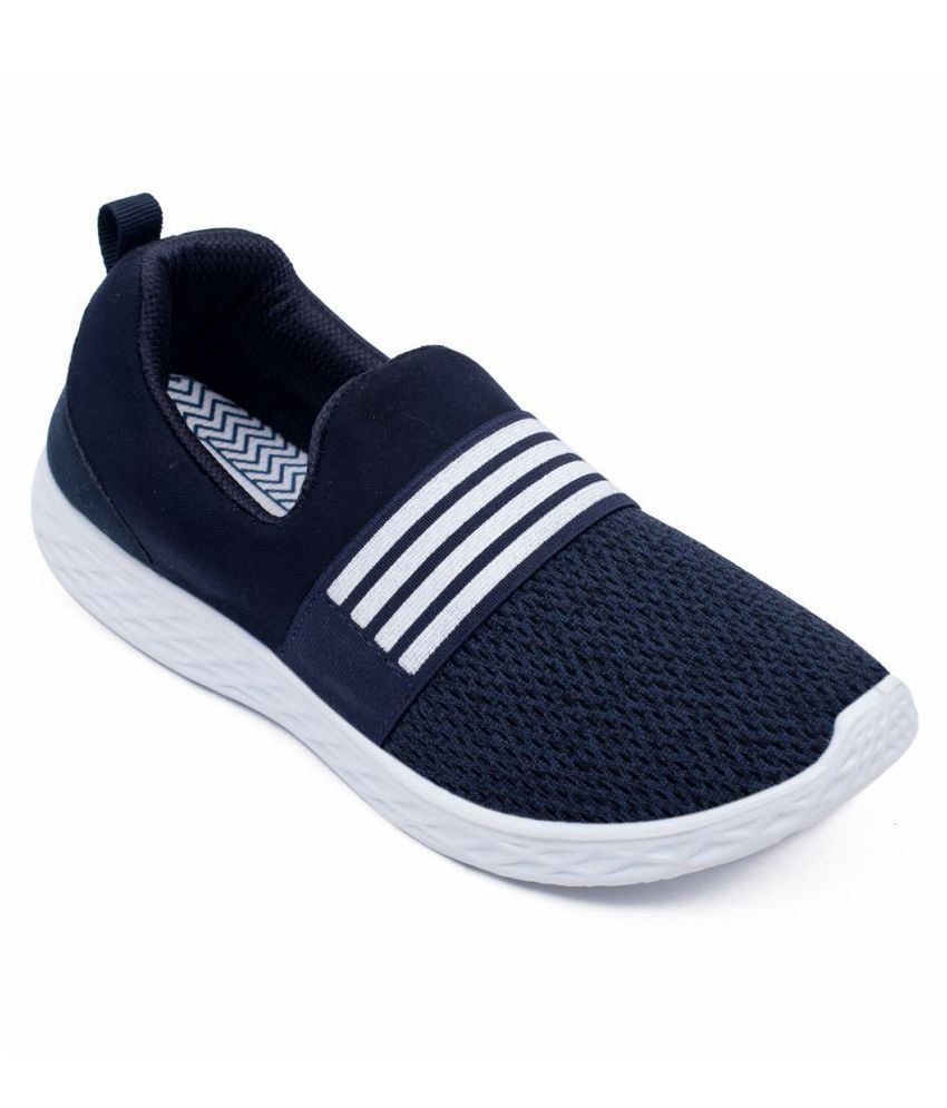 asian blue running shoes