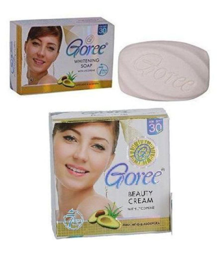     			Goree Beauty Cream WITH GOREE WHITENING SOAP COMBO PACK Night Cream 80g gm
