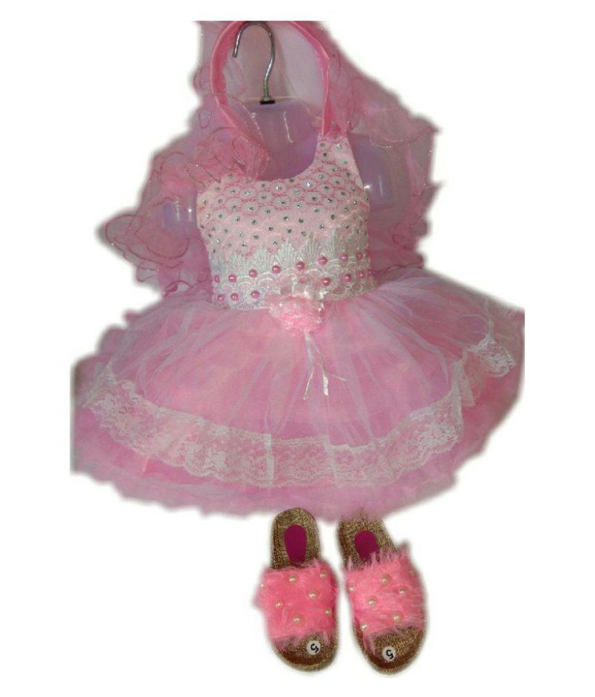 Lovely Baby Party Wear Pink Frock Buy Lovely Baby Party Wear Pink