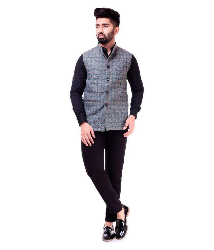 woollen nehru jacket