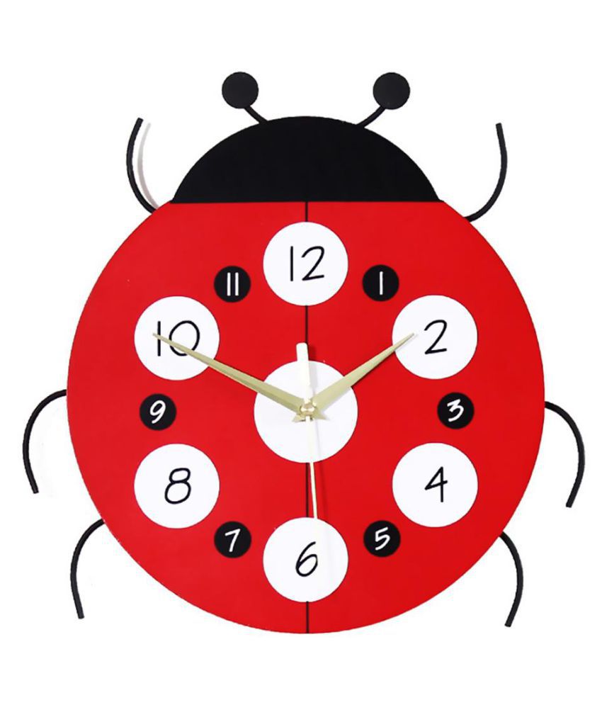 Creative Cartoon Ladybug Shape Wall Clock Kids Bedroom Living Room Home  Decor: Buy Creative Cartoon Ladybug Shape Wall Clock Kids Bedroom Living  Room Home Decor at Best Price in India on Snapdeal