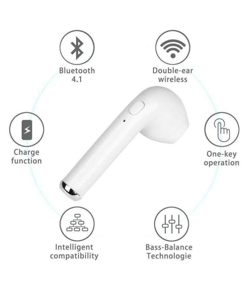 i7 wireless bluetooth headset