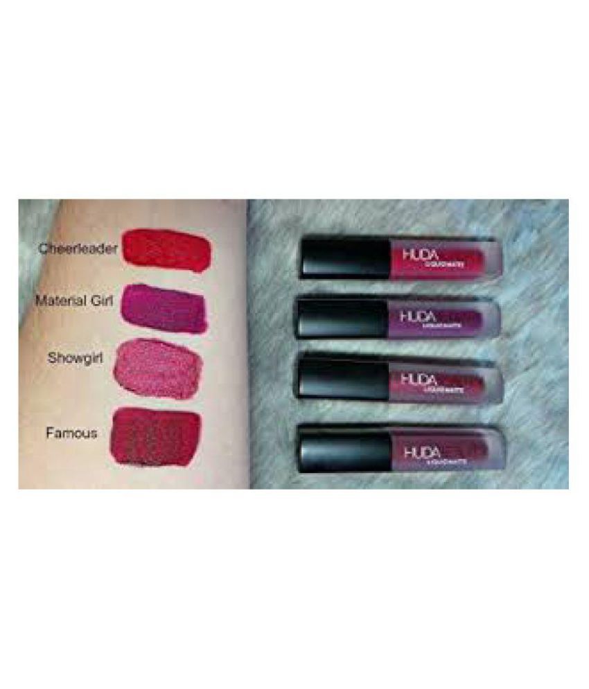 Trendy Lady Liquid Lipstick RED SPF 4 30 gm Pack of 4 Buy Trendy Lady