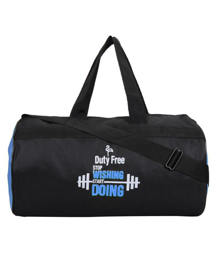 Duty Free Medium Polyester Gym Bag Men Gyms Bags Shoulder Bag Travel ...