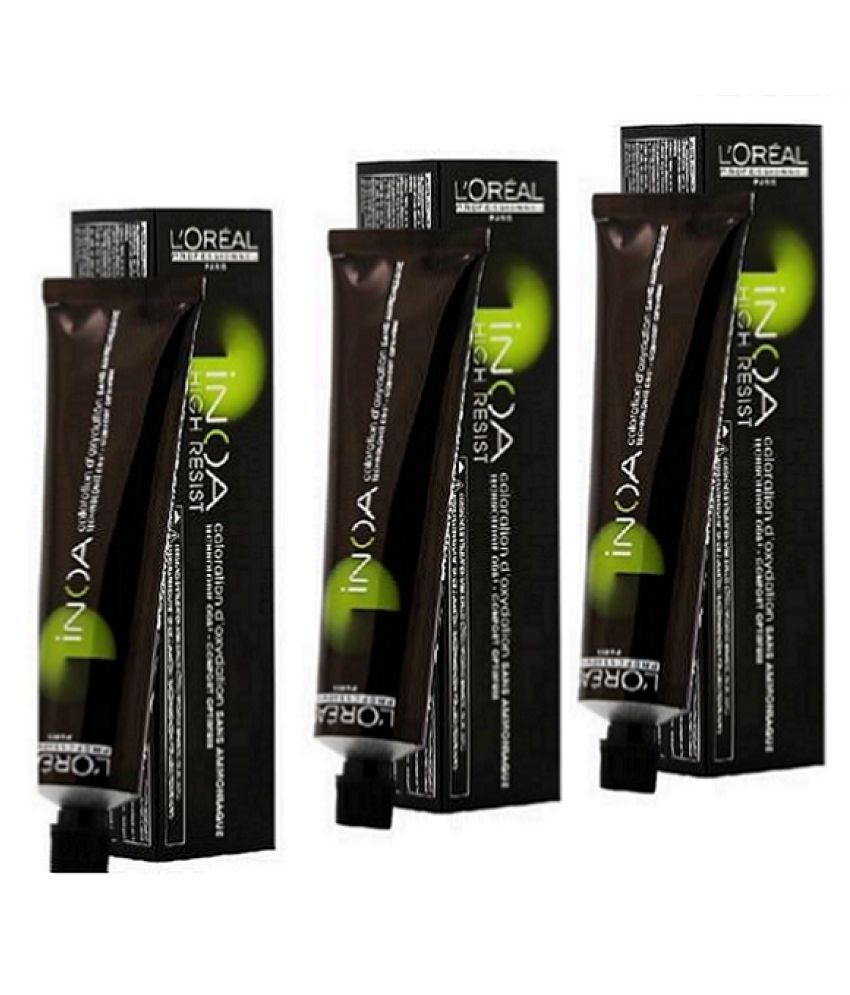 Buy Loreal INOA Ammoniafree Hair Color  3 Dark Brown Online in India   Pixies