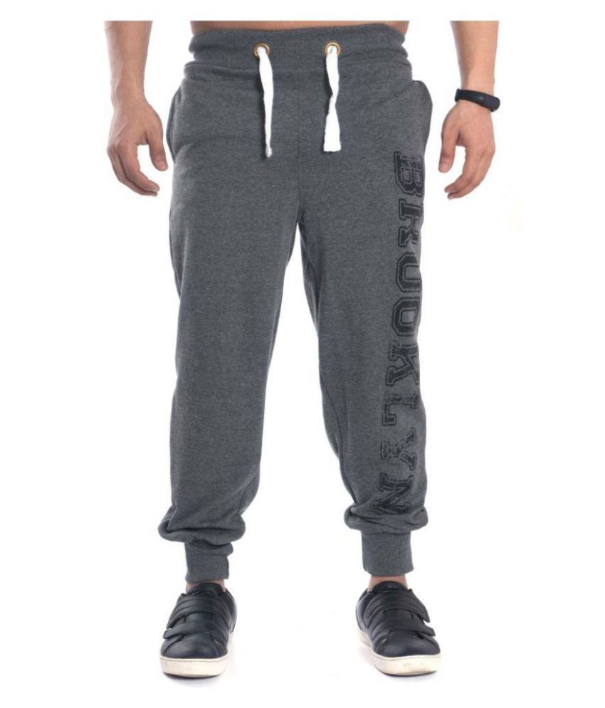 dark grey fleece joggers