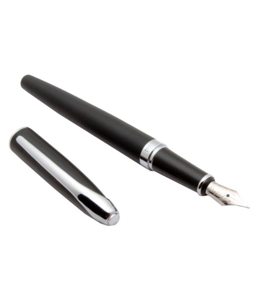     			Domain Lion 362 Century Fountain Pen Matt Black With Chrome Trims