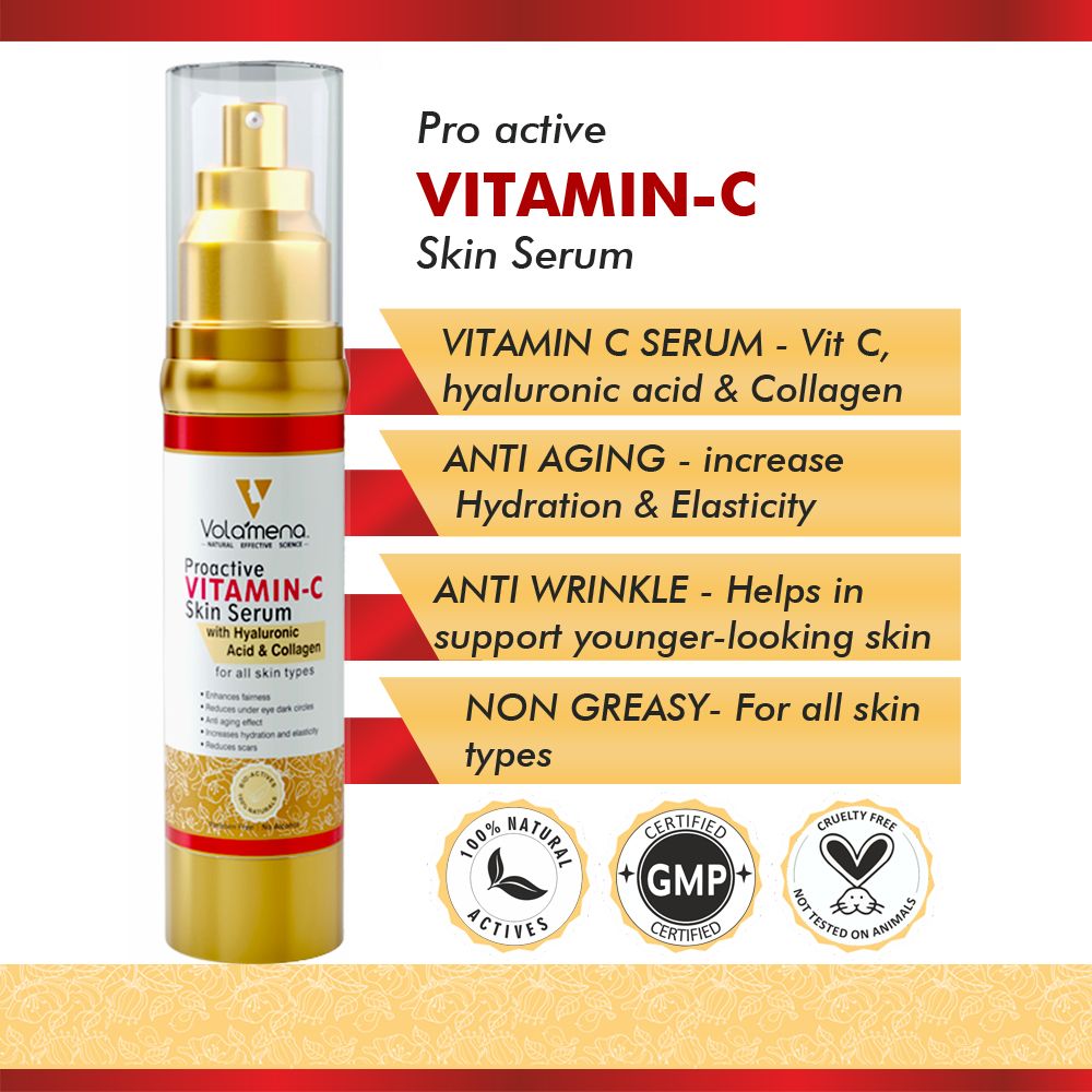     			Volamena Face Serum Pro-active vitamin c Face Serum 50 mL