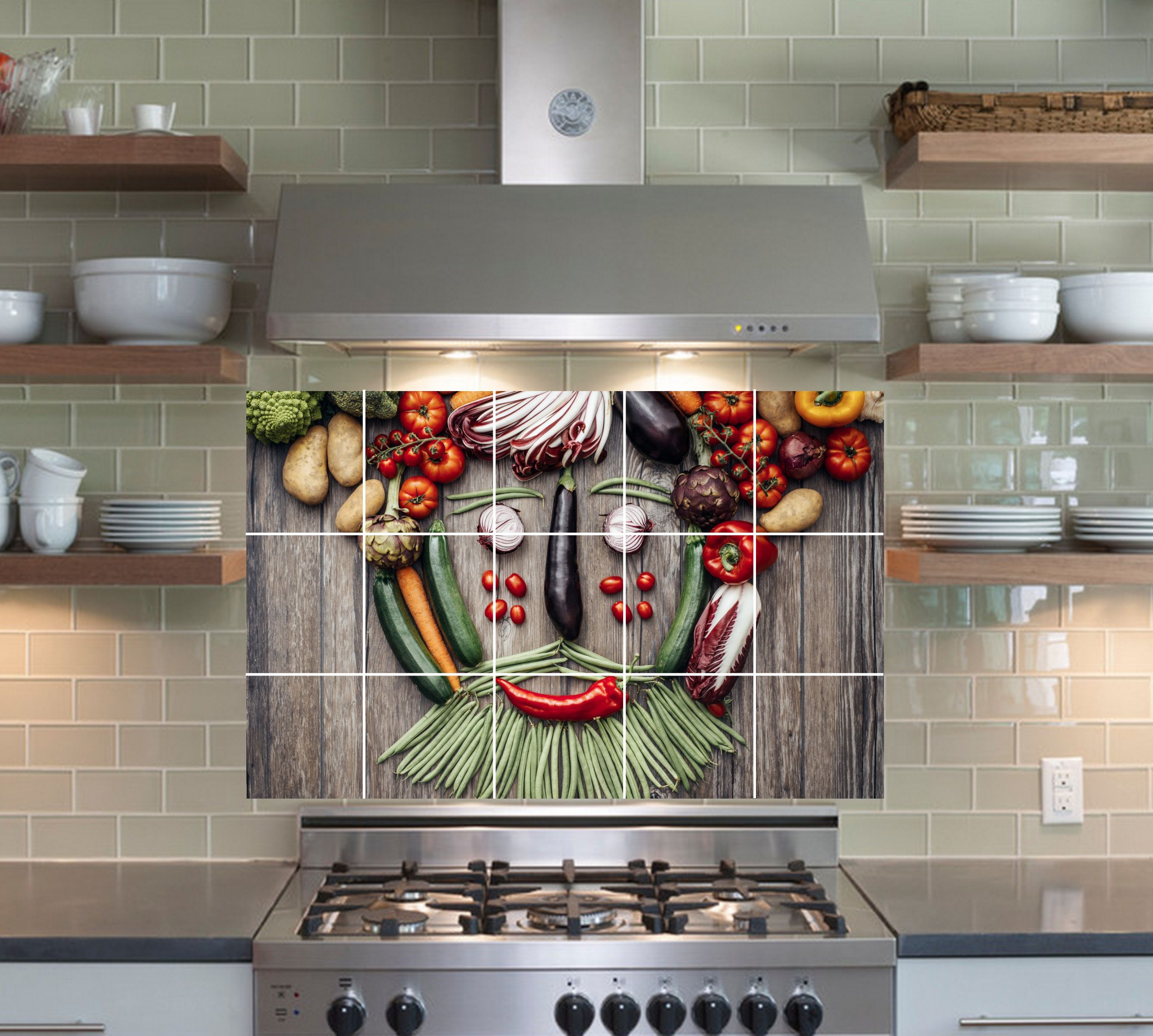 Creatick Studio Waterproof Kitchen Wallpaper/Wall Sticker Fruit