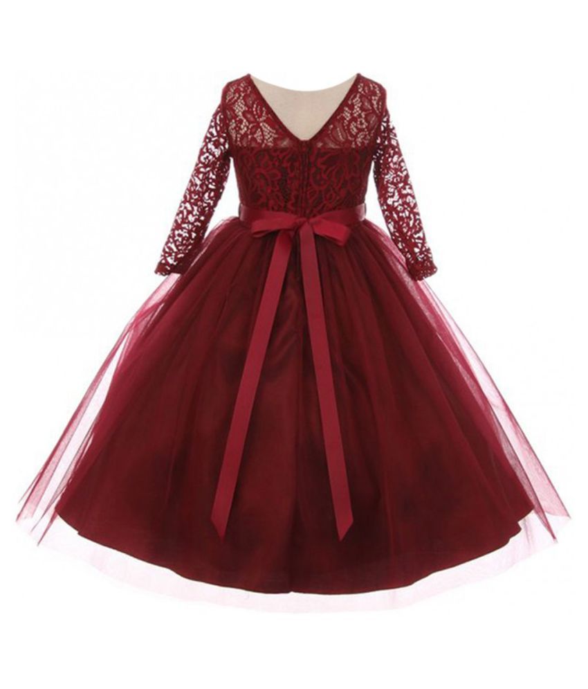 full sleeve frock for girl