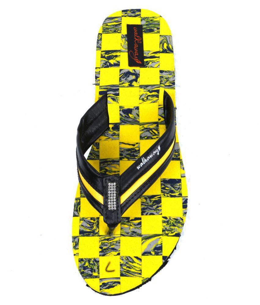 mens yellow slippers